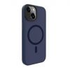 Аксессуары Моб. & Смарт. телефонам Evelatus iPhone 15 Hybird Case With Magsafe PC+TPU Dark Blue zils Плёнки на дисплей
