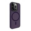 Aksesuāri Mob. & Vied. telefoniem Evelatus iPhone 15 Pro Hybird Case With Magsafe PC+TPU Deep Purple purpurs 