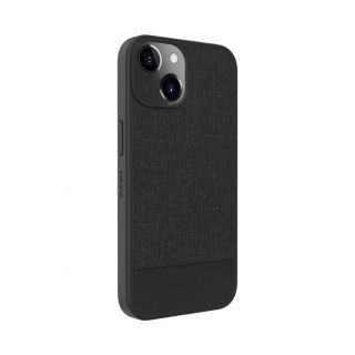 Evelatus Evelatus 
 Apple 
 iPhone 15 Plus Plactic Leather Magsafe Back Cover 
 Black melns