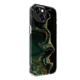 Evelatus Evelatus 
 Apple 
 iPhone 15 PC Customized Print Design Marble 
 Dark Green zaļš zaļš