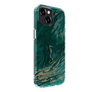 Evelatus Evelatus 
 Apple 
 iPhone 15 Plus PC Customized Print Design Marble 
 Turquoise