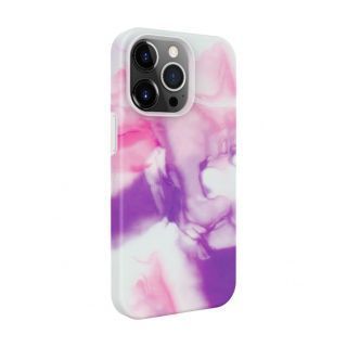 Evelatus iPhone 15 Pro Premium Silicone case Customized Print Purple purpurs