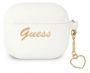 GUESS Guess 
 Apple 
 AirPods 3 cover Silicone Charm Heart Collection 
 White balts