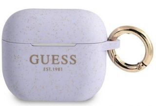 GUESS Guess 
 Apple 
 AirPods 3 cover Silicone Glitter 
 Purple purpurs