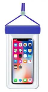 - iLike 
 Universal 
 Waterproof phone case 115 mm x 220 mm pool beach bag 
 Blue zils