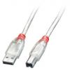 Bezvadu ierīces un gadžeti - CABLE USB2 A-B 2M / TRANSPARENT 41753 Galda lampa ar bezvadu uzlādi