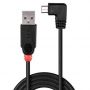 - LINDY 
 
 CABLE USB2 A TO MINI-B 1M / 90 DEGREE 31971