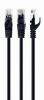 Tīklu ierīces&nbsp;GEMBIRD&nbsp;PATCH CABLE CAT6 UTP 0.25M / PP6U-0.25M / BK&nbsp;