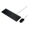 Аксессуары компютера/планшеты Asus U2000 Keyboard and Mouse Set, Wired, Mouse included, EN, Black melns 