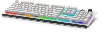 DELL Alienware Tri-Mode AW920K Wireless Gaming Keyboard, RGB LED light, US, Wireless, Lunar Light, Bluetooth, Numeric keypad, CHERRY MX Red sarkans