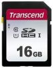 Aksesuāri datoru/planšetes Transcend MEMORY SDHC 16GB UHS-I / C10 TS16GSDC300S 