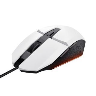 Trust MOUSE USB OPTICAL GAMING WHITE / GXT 109W FELOX 25066 balts
