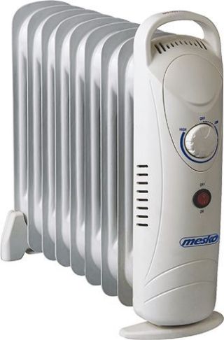 -&nbsp;Mesko MS 7805 Oil Filled Radiator, 1000 W, Number of fins 9, White