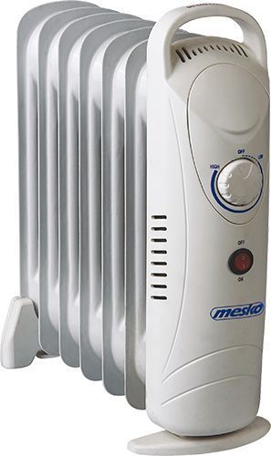 -&nbsp;Mesko MS 7804 Oil Filled Radiator, Number of power levels 1, 700 W, Number of fins 7, White