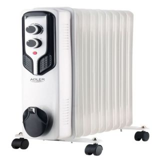 - Adler Oil-Filled Radiator AD 7816	 2000 W, Number of power levels 3, White