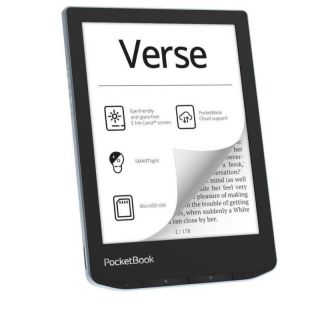 PocketBook E-Reader||Verse|6''|1024x758|1xUSB-C|Micro SD|Wireless LAN|Blue|PB629-2-WW