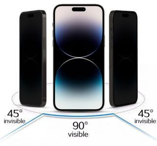 - iLike 
 Apple 
 IPHONE 15 PRO TEMPERED PRIVACY GLASS 
 Black melns