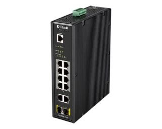 D-Link DIS-200G-12PS L2 Managed Industrial Switch with 10 10 / 100 / 1000Base-T and 2 1000Base-X SFP ports Switch DIS-200G-12PS