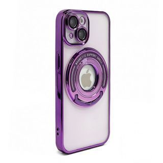 - iLike 
 Apple 
 iPhone 15 IH MAGSAFE HIDDEN STAND COVER 
 Purple purpurs