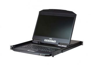 - Aten 8-Port PS / 2-USB VGA Single Rail WideScreen LCD KVM Switch CL3108NX-ATA-AG
