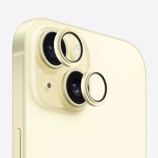 Evelatus Evelatus 
 Apple 
 iPhone 15  /  15 Plus Camera Lens Protector Armor 
 Yellow dzeltens