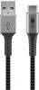 Bezvadu ierīces un gadžeti - Goobay 
 
 USB-C to USB-A Textile Cable with Metal Plugs 