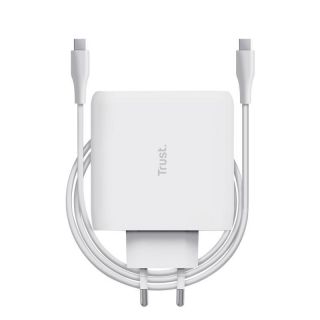 Trust&nbsp;MOBILE CHARGER WALL MAXO 100W / USB-C WHITE 25140