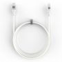 Evelatus USB C to Lightning Cable 2.0M 60W  MFI09  Aluminum housing braiding White