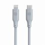 Evelatus USB C to Lightning Silicone Cable 1.2M  MFI10CL  60W  /  20V3A White