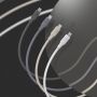 USB C to Lightning Silicone Cable 1.2M  MFI10CL  60W  /  20V3A Black