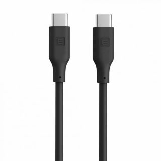 Evelatus&nbsp;USB C to USB C Silicone Cable 1.2M 60W  /  20V3A Black