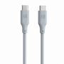Evelatus USB C to USB C Silicone Cable 1.2M 60W  /  20V3A White