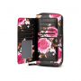Universal Wallet Zipper Design Flower Black
