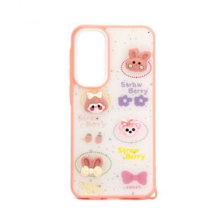-&nbsp;iLike Samsung Galaxy A55 EPOXY CARTOON COVER White Pink
