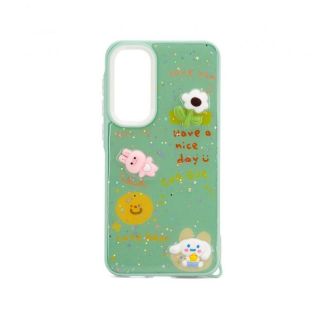 -&nbsp;iLike Samsung Galaxy A55 EPOXY CARTOON COVER Light Green