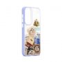 iLike Samsung Galaxy A55 EPOXY CARTOON COVER White Blue