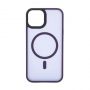 Evelatus Evelatus Apple iPhone 14 Hybrid Case With MagSafe PC+TPU Deep Purple