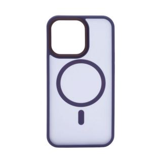 Evelatus&nbsp;Evelatus Apple iPhone 14 Pro Hybrid Case With MagSafe PC+TPU Deep Purple