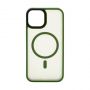 - Connect Apple iPhone 15 Hybrid Case With Magnetic PC+TPU Green