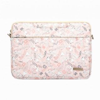 - iLike 15-16 Inches Fabric Laptop Bag With Strap Flower Pink rozā