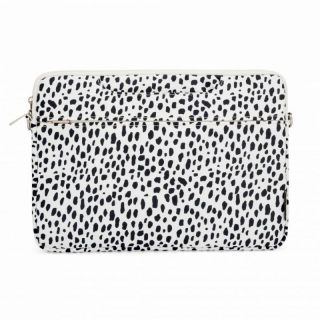 -&nbsp;iLike 15-16 Inches Fabric Laptop Bag With Strap Leopard White