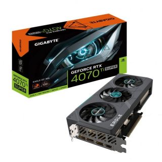 Gigabyte Gigabyte GeForce RTX 4070 Ti SUPER EAGLE OC 16G NVIDIA 16 GB GeForce RTX 4070 Ti SUPER GDDR6X PCI-E 4.0 HDMI ports quantity 1 Memory clock speed 2640 MHz