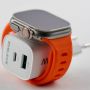 2 in 1 Charger 20W Max USB-C+USB-A:15W Max USB-C+USB-A+Wireless:15W+2W 17W Max White