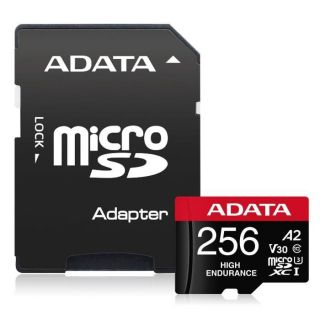 Adata&nbsp;MEMORY MICRO SDXC 256GB W / AD. / AUSDX256GUI3V30SHA2-RA1