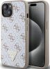 Aksesuāri Mob. & Vied. telefoniem GUESS iPhone 15 4G Triangle Metal Logo White Stereo austiņas