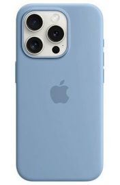 Apple Apple - iPhone 15 Pro Silicone Case with MagSafe - Winter Blue zils