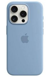Apple Apple - iPhone 15 Pro Silicone Case with MagSafe - Winter Blue