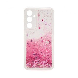 -&nbsp;iLike Samsung Galaxy A55 Silicone Case Water Glitter Pink