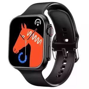 -&nbsp;iWear WS78 Plus 2.0'' Infinite Display Alu-Ceramic Dual BT Call Smart Watch Heartrate monitor Black