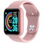 - iWear M8 Smart & Fit Watch with Full Touch 1.3'' IPS Media control  /  HR  /  Blood pressure  /  Social Pink